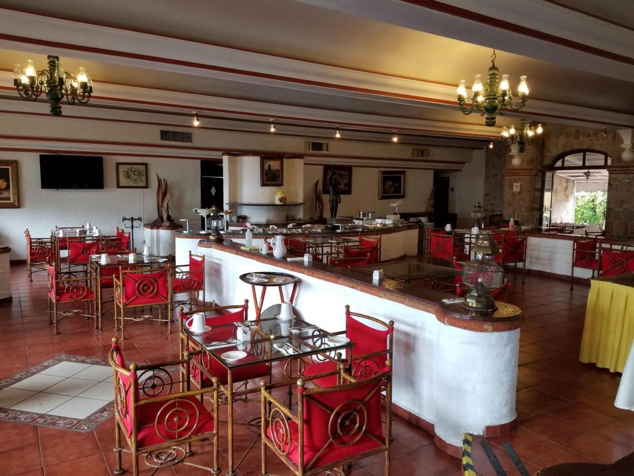 אגואסקליינטס Gran Hotel Hacienda De La Noria מראה חיצוני תמונה The restaurant at the hotel